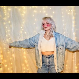 Vintage Levi’s denim Sherpa jacket